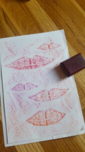 Frotáž - hotový obrázek