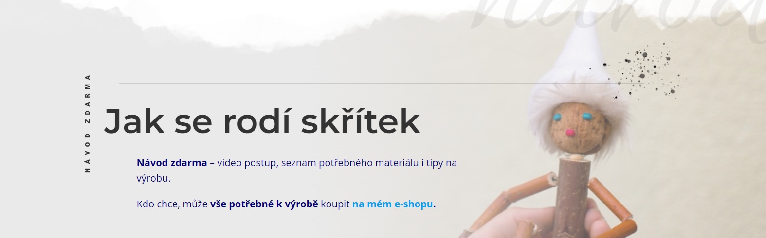 návod zdarma Jak se rodí skřítek